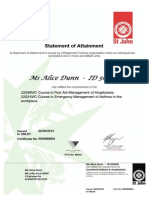Asthma Certificate 2013