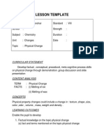 Lesson Template: Curricular Statement