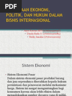 Perbedaan Ekonomi, Politik, Dan Hukum Dalam