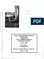 Caustic Stress Corrosion Cracking of Carbon Steels: 'Continuous Ii