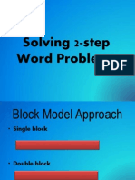 Solving 2-Step Word Problems