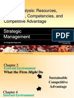 Internal Analysis: Resources, Capabilities, Competencies, and Competitive Advantage