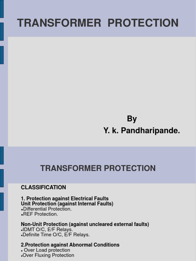 Transformer Over Fluxing Protection Guide | PDF | Transformer | Relay