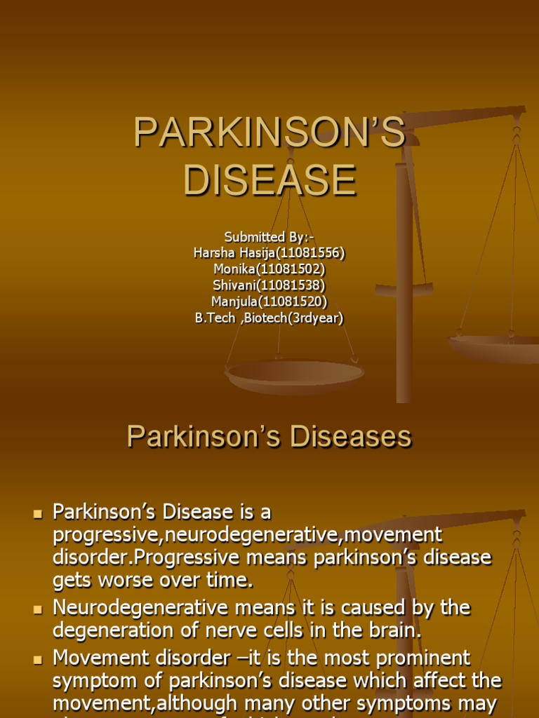 Parkinsons Disease | PDF | Parkinson's Disease | Dopamine