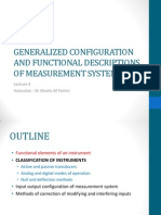 Generalized Configuration and Functional Descriptions of Measurement Systems
