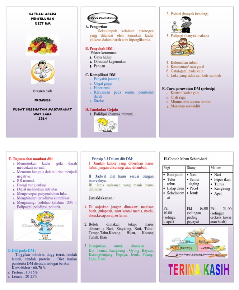 Leaflet Diit Diabetes Melitus