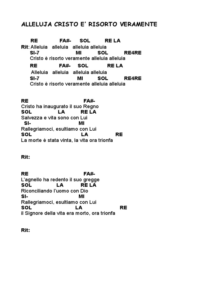 Acc Alleluia Cristo e Risorto Veramente PDF 15822 | PDF, image size:768x1024