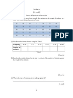 Analysis of Students' Weight Variation and Its Representation in Graphs and Tables