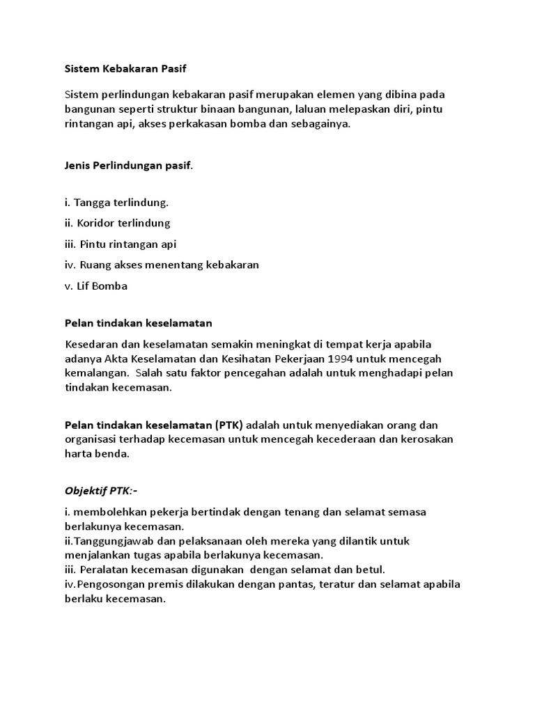 Jenis Perlindungan Pasif Pdf
