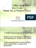 Project VBA Project Guru
