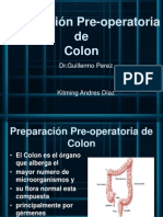 Preparación Pre-Operatoria de Colon