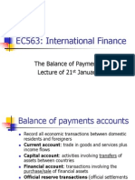 EC563 Lecture 1 - International Finance