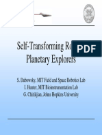 Self-Transforming Robotic Planetary Explorers