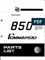 Norton Commando 850 Parts Manual