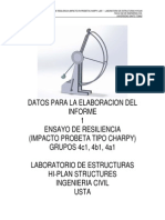 USTA - Datos para Desarrollo de Informe - 1 - Grupos C1 - B1 - A1 - Ensayo de Resiliencia - Impacto Charpy