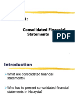 Afa2 - Chapter 1 Consolidation of Financial Statements