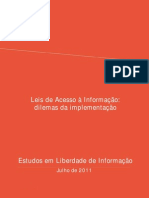 Leis de Acesso a Informacao Dilemas Da Implementacao Artigo19