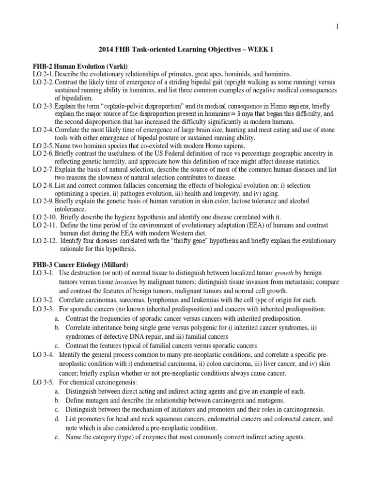 Biochem Learning Objective PDF Regulation Of Gene Expression Dna Replication