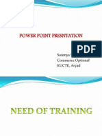 Power Point Presntation: Soumya Saleem Commerce Optional KUCTE, Aryad