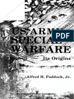 Alfred H. Paddock - Us Army Special Warfare, Its Origins, Psychological and Unconventional Warfare 1941-1952 (1982)