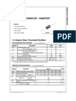 1N4001GP - 1N4007GP: 1.0 Ampere Glass Passivated Rectifiers