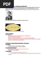 Automata Theory & A Historical Perspective: Alan Turing (1912-1954) Father of Modern Computer Science