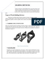 Workingholding Devices: Types of Work Holding Devices