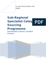 Sub-Regional Specialist Category Sourcing Programme: Alec Fraher and Associates LTD June 2008