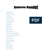 Vocabulario Hamlet