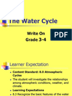 The Water Cycle: Write On Grade