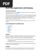Build Web Application With Golang En