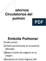 Transtornos Circulatorios Del Pulmón
