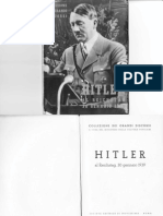 Adolf Hitler - Al Reichstag30 Gennaio 1939
