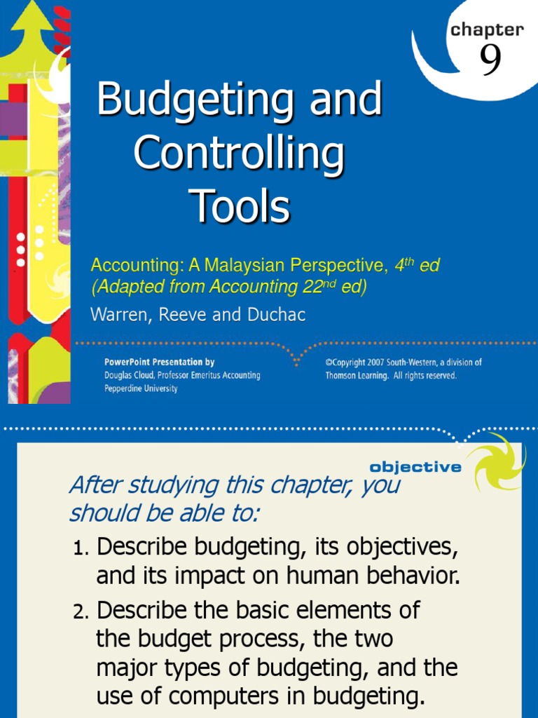 PP For Chapter 9 - Budgeting - Final | PDF | Expense | Income Statement