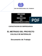 Mesunco Popular Metrado Del Proyecto