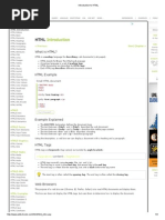 HTML Basics