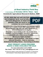 Goat Industry Field Day 23 October 2014