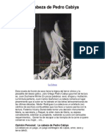 La Cabeza de Pedro Cabiya La Cabeza PDF 38k