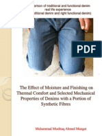 Defence of PHD Work Related To Functional Denim