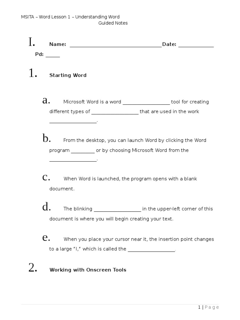 Introduction to Microsoft Word 2010 | PDF | Human–Computer Interaction ...