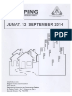 Kliping Berita Perumahan Rakykat, 12 September 2014