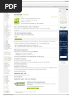 JavaScript Tutorial 