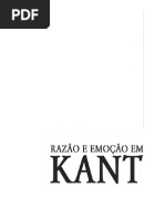 Razão e Emoção Em Kant - Final