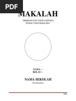 Download MAKALAHBerimanBertakwaKepadaTuhanYangMahaEsav1byZila-NetKawistolegiKaranggenengLamonganSN239756792 doc pdf