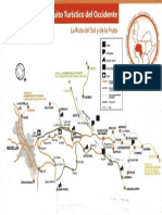 Mapa Circuito Turistico Del Occidente Antioqueño