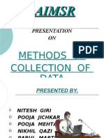 Collection of Data POOJA M