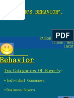 ' " Buyer S Behavior