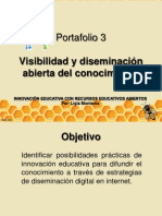 Portafolio 3 Visibilidad y Diseminacion Del Conocimiento. Ligia Monteros