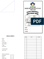 Buku Progres Gaya Hidup Sihat