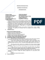 Spesifikasi Program Studi Matematika Akreditasi